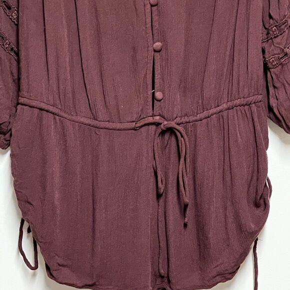 NWT Urban Outfitters Junie Long Sleeve Romper Sz XS - Picture 8 of 9